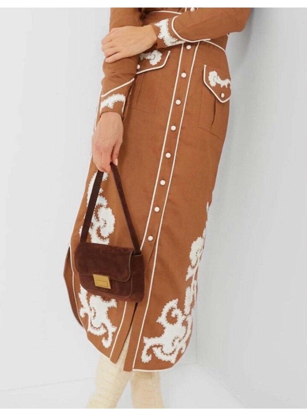 Alemais Ruby skirt in Tobacco Size 6